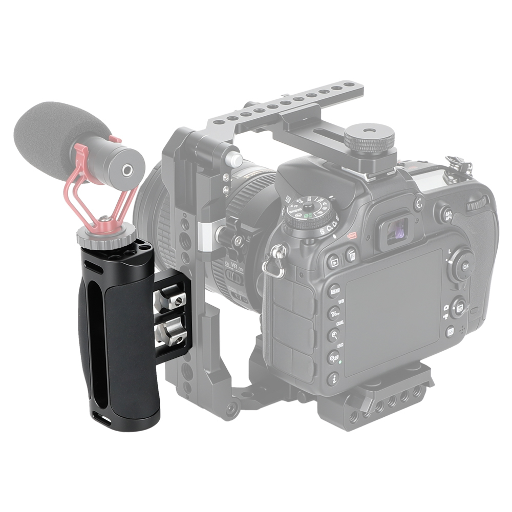 CAMVATE Side Handle with Dual 1/4"-20 Screw Mount