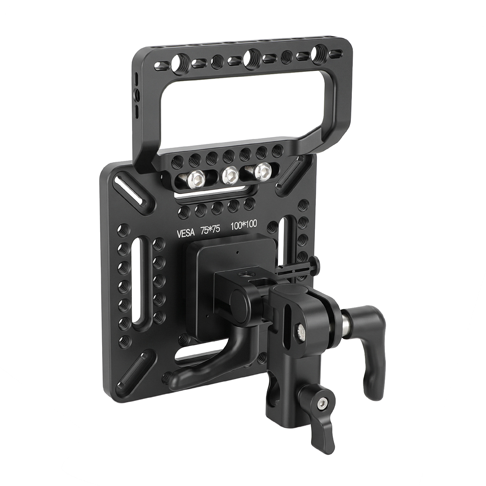 CAMVATE Multipurpose VESA Monitor Mounting Plate with V-Lock Wedge (75 to 100mm)