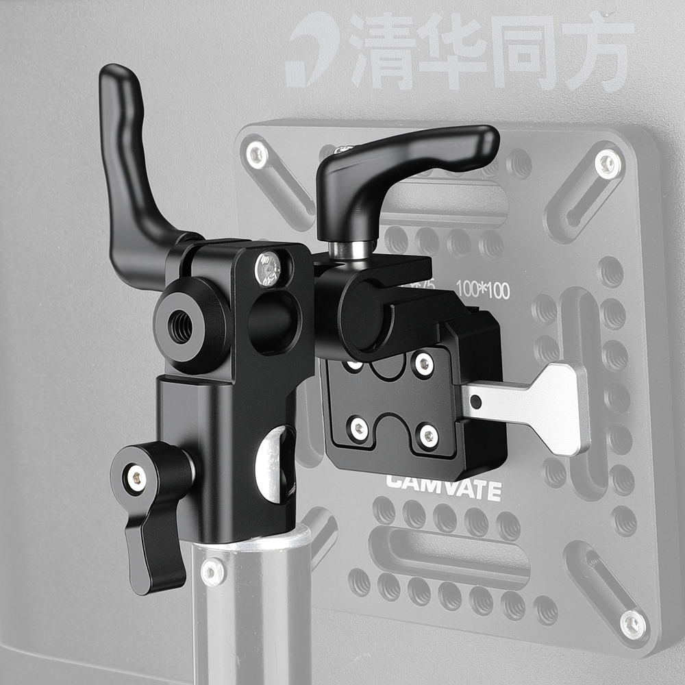 CAMVATE Quick Release V-Lock to Light/C-Stand Adapter