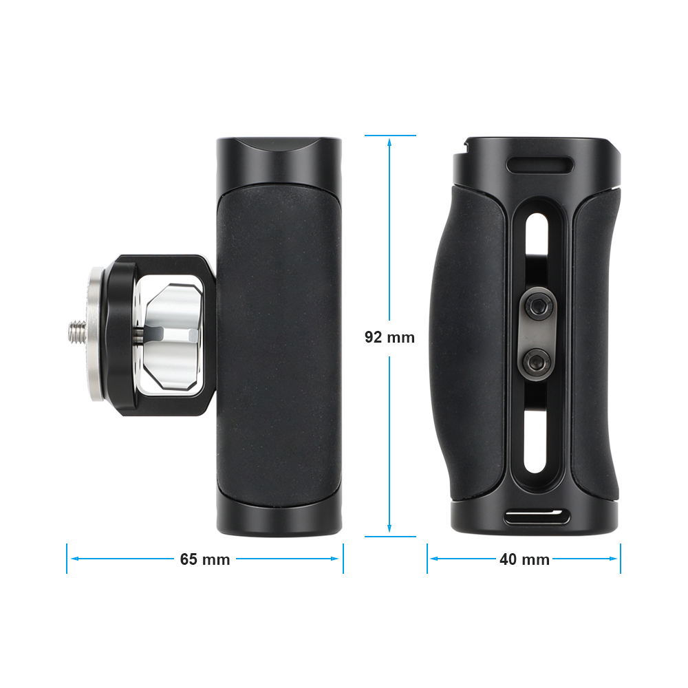 CAMVATE Side Handle with Dual 1/4"-20 Screw Mount