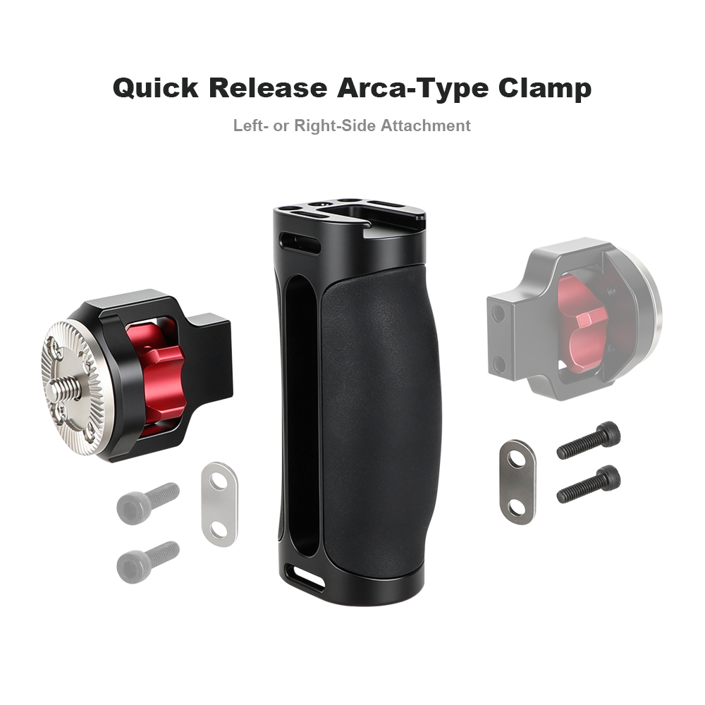 CAMVATE Side Handle with Dual 1/4"-20 Screw Mount