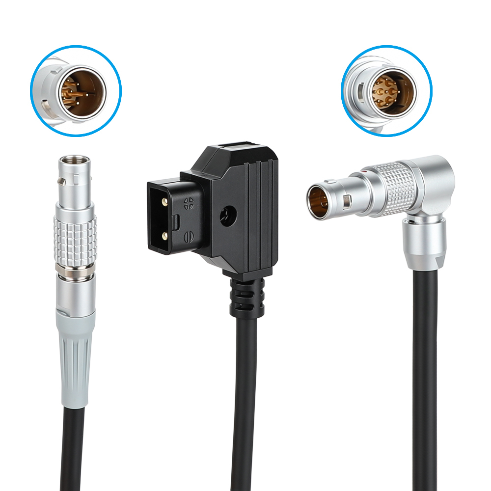 CAMVATE ARRI cforce RF Motor / cmotion cPRO Motor And camin CAM (7p) to RED Komodo V-RAPTOR EXT9pin and D-tap Power and RUN/STOP Cable