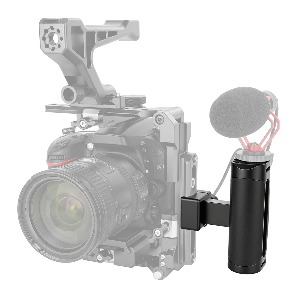 CAMVATE Side Handle with NATO Clamp Mount (Silicone Grip)