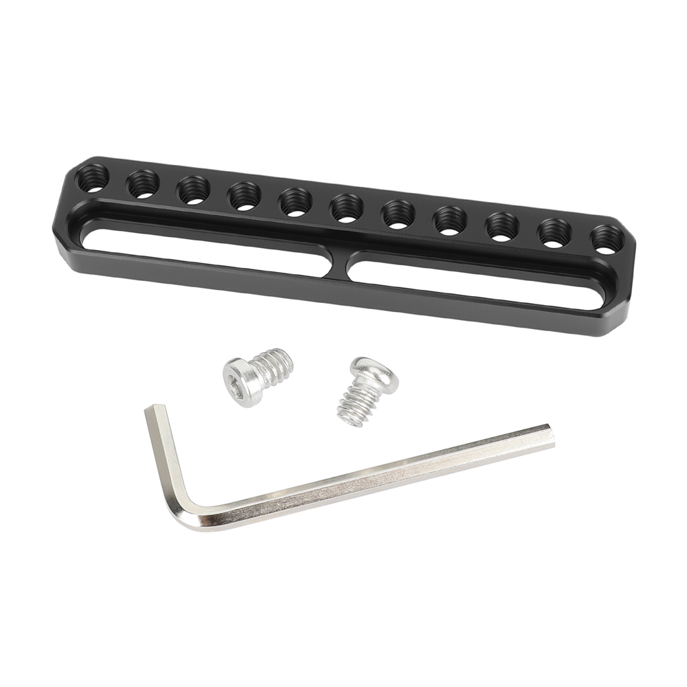 CAMVATE Mini Cheese Plate with Single Countersunk Slot & 1/4"-20 Threads