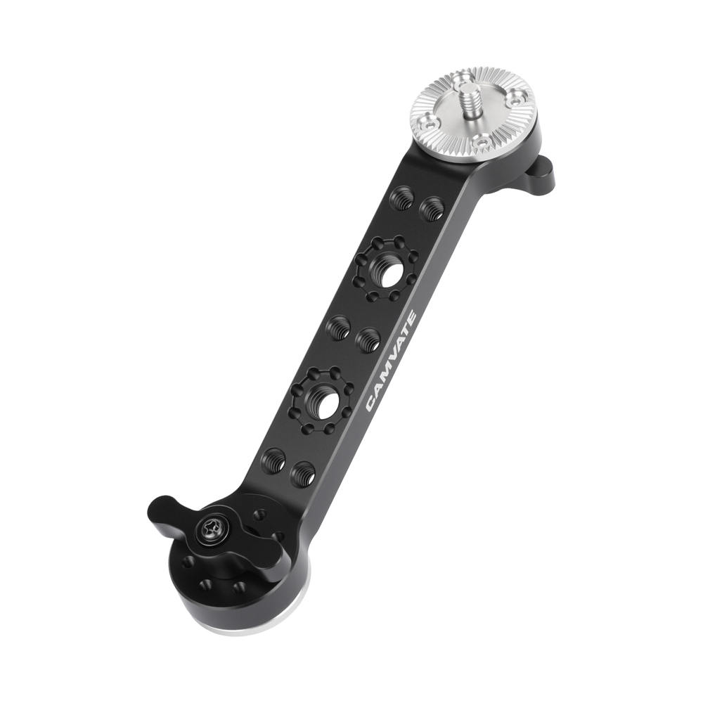 CAMVATE ARRI-Style Rosette Extension Arm with M6 Thread and Screw Mount