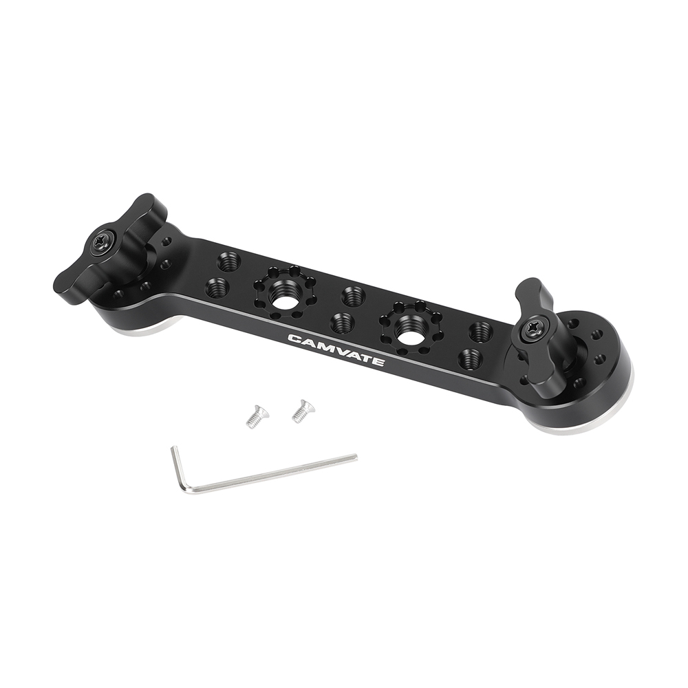 CAMVATE ARRI-Style Rosette Extension Arm with M6 Thread and Screw Mount