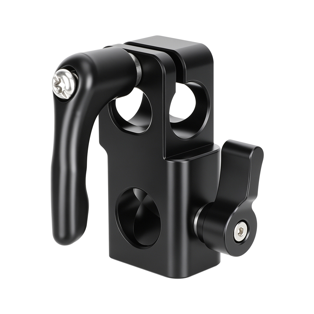 CAMVATE Light Stand Head (Internal Column Diameter 16mm) With 15mm Single Rod Clamp Adapter