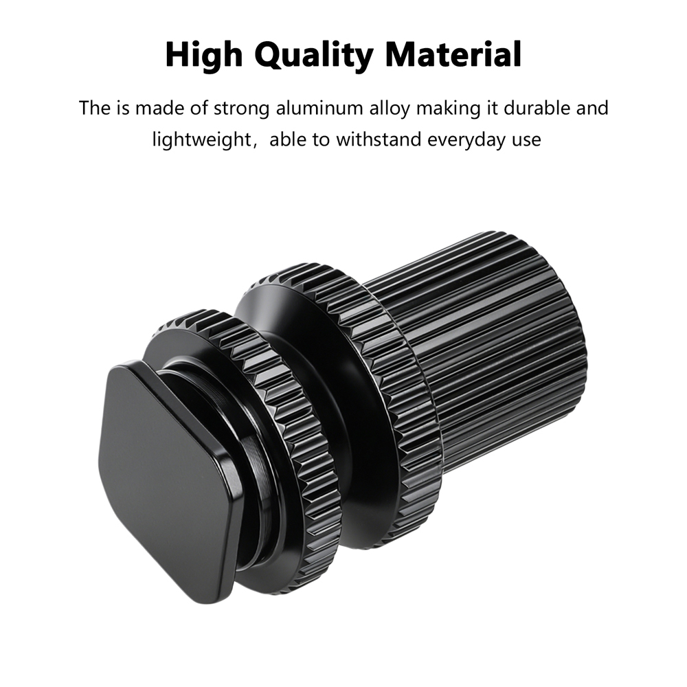 CAMVATE Camera Hot Shoe Mount To 1/4"-20 Female Thread Screw Adapter For DSLR Camera Rig (Red)