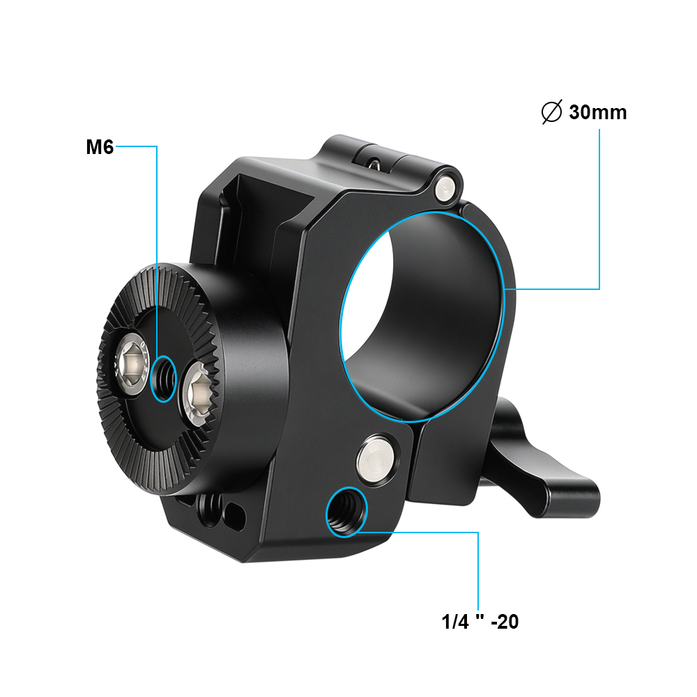 CAMVATE 30mm Rod Clamp With ARRI Rosette Mounting Adapter For DJI Ronin & Freely MōVI Pro Stabilizer