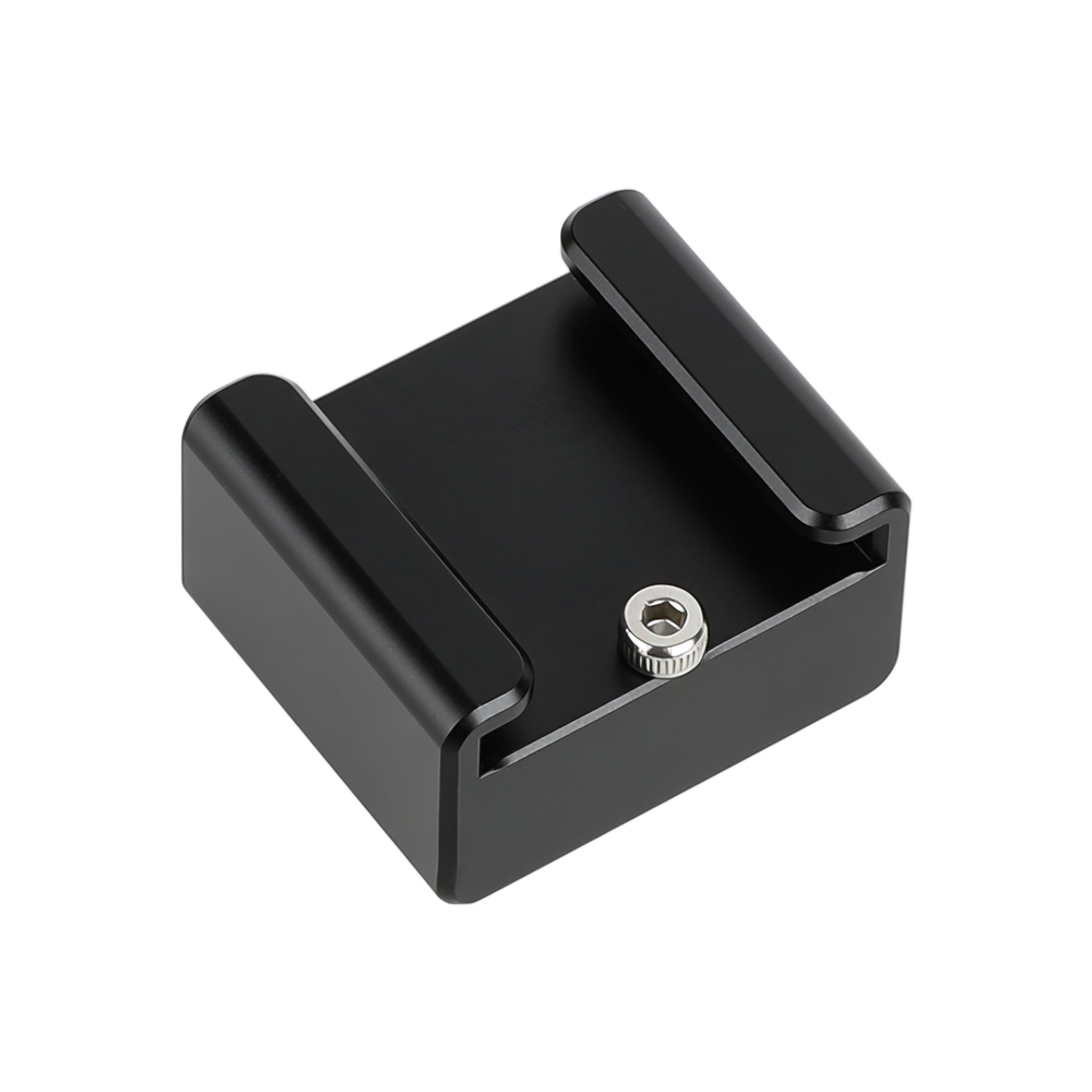CAMVATE Cold Shoe Mount with 1/4" Thread Hole for DJI Osmo Handheld 4K Camera and 3-Axis Gimbal