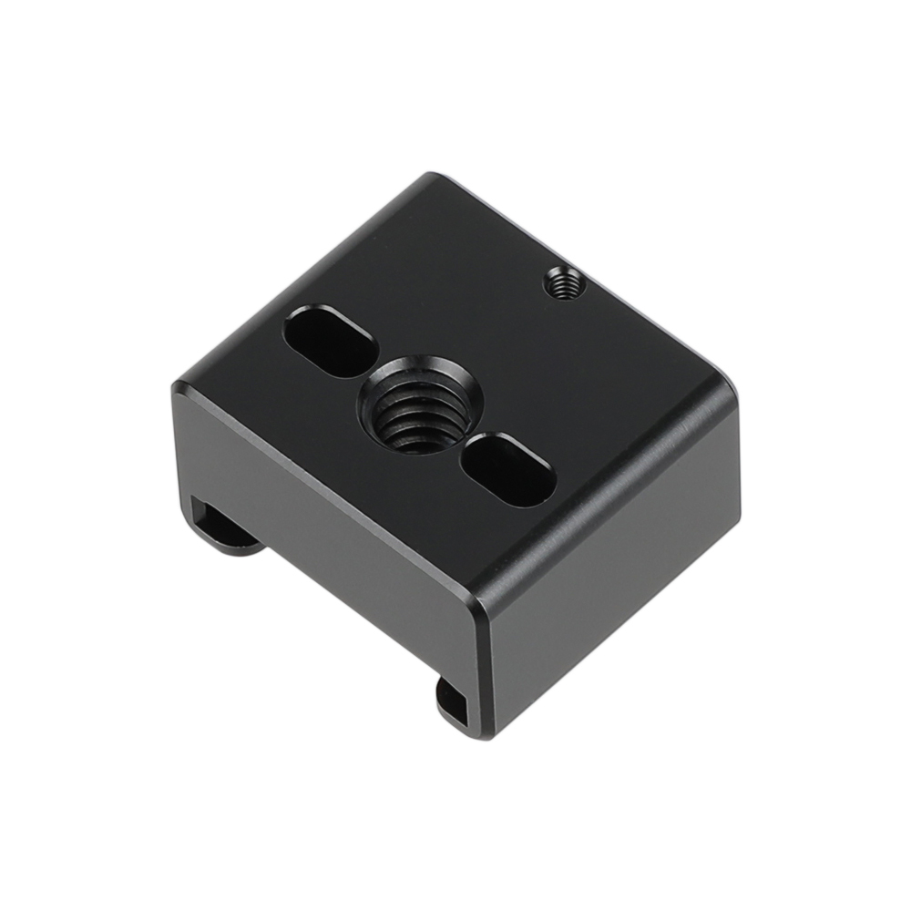 CAMVATE Cold Shoe Mount with 1/4" Thread Hole for DJI Osmo Handheld 4K Camera and 3-Axis Gimbal