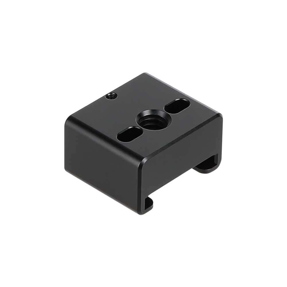 CAMVATE Cold Shoe Mount with 1/4" Thread Hole for DJI Osmo Handheld 4K Camera and 3-Axis Gimbal