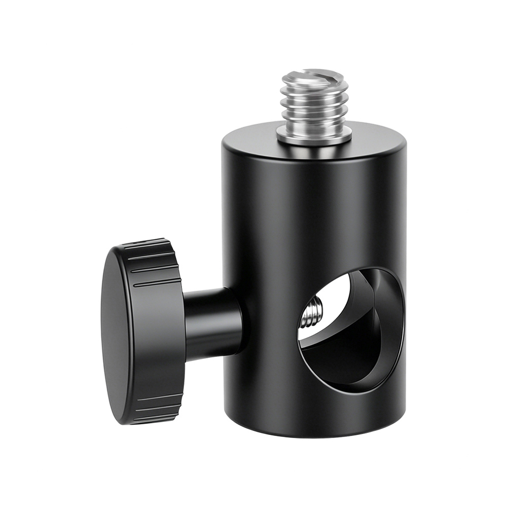 CAMVATE 16mm Light Stand Head Mount With 1/4"-20 Thread Screw Adapter
