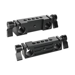 CAMVATE Rod Clamp 15mm Railblock (Black, 2-Piece)