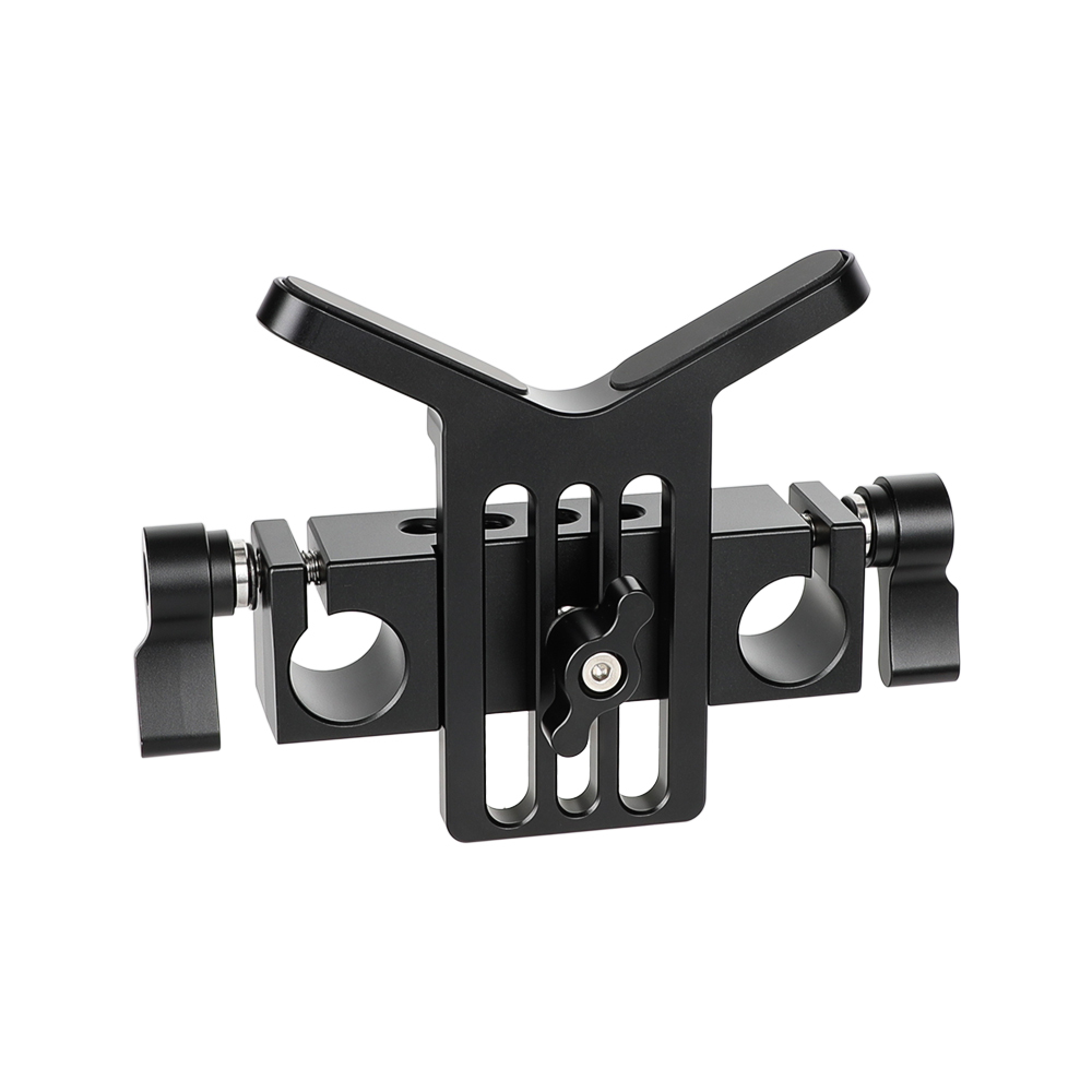 CAMVATE Lens Support 15mm Rod Clamp Rail Block for DSLR Rig Rod Support Rail System