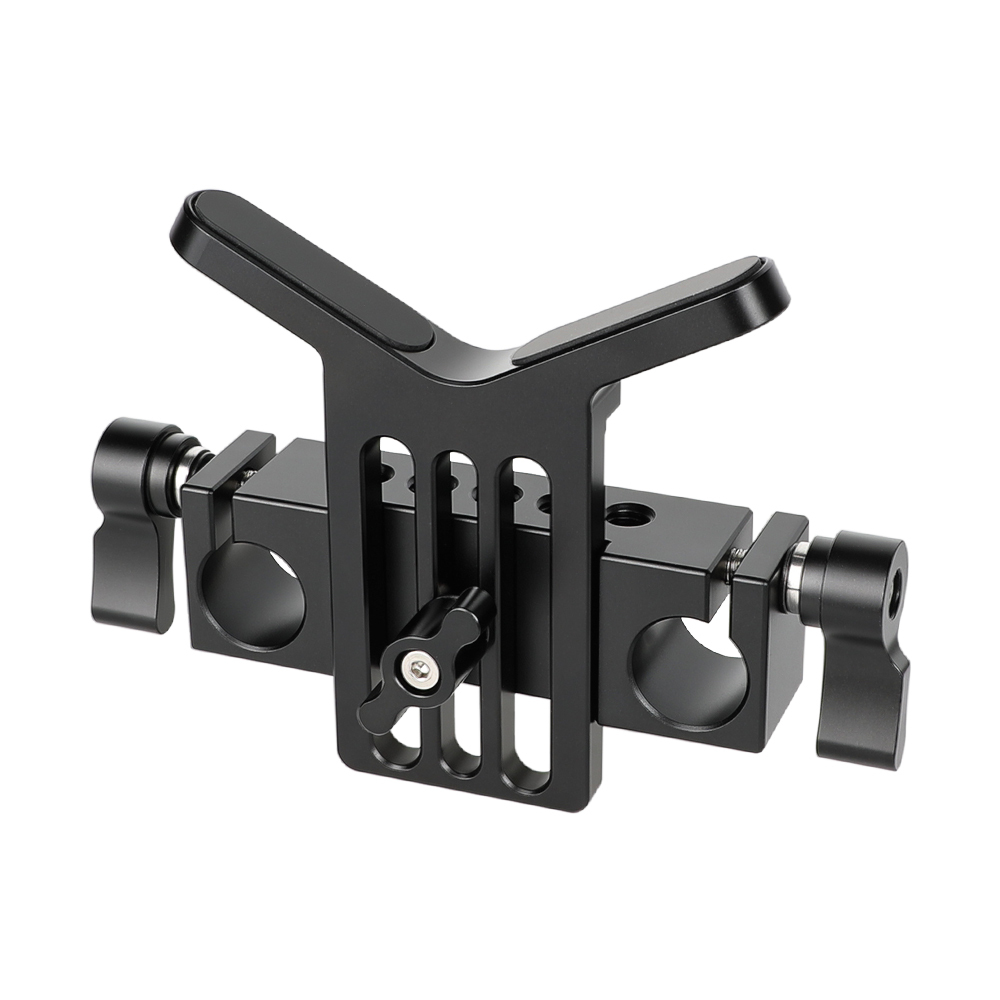 CAMVATE Lens Support 15mm Rod Clamp Rail Block for DSLR Rig Rod Support Rail System