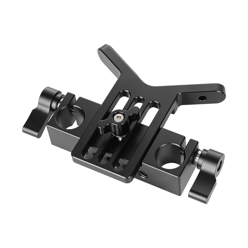 CAMVATE Lens Support 15mm Rod Clamp Rail Block for DSLR Rig Rod Support Rail System