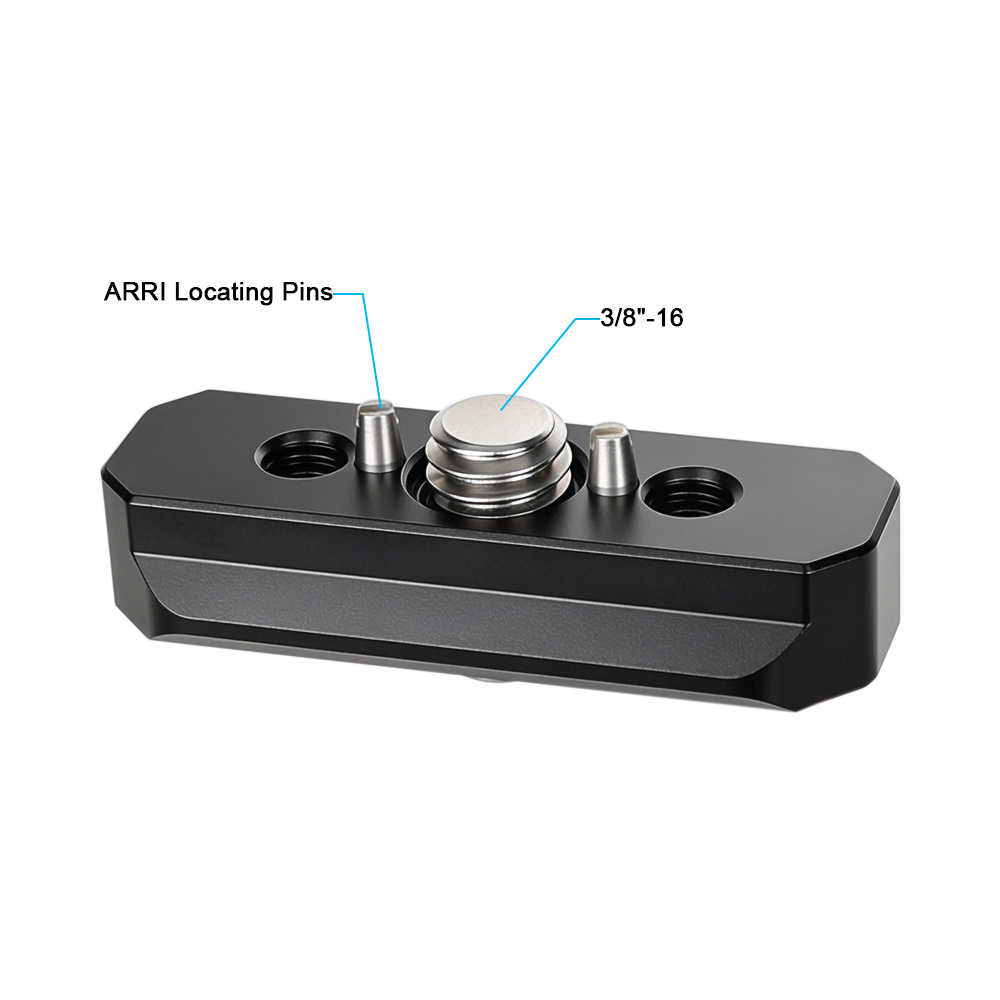 CAMVATE Standard NATO Safety Rail (50mm) Quick Release With 3/8"-16 Thread Screw & ARRI Locating Pins