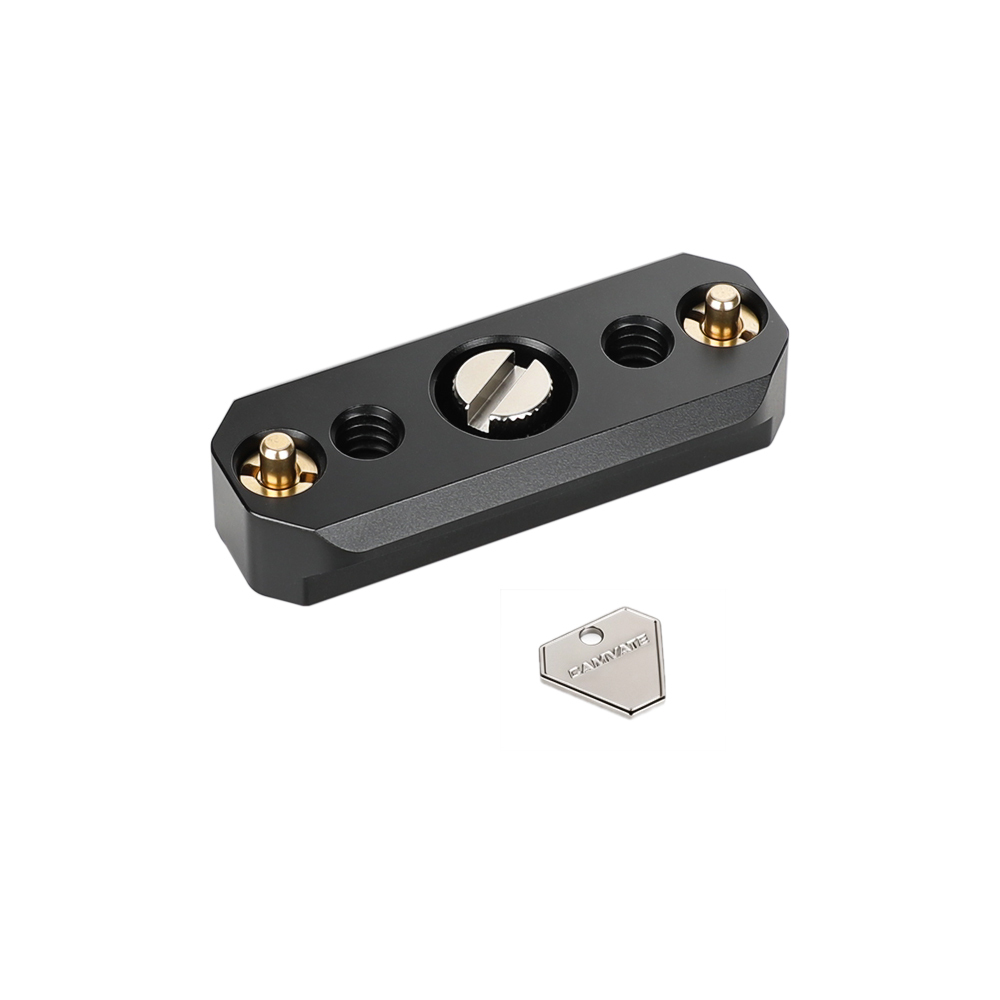 CAMVATE Quick Release NATO Safety Rail with 1/4"-20 Anti-Twist Screw (2")