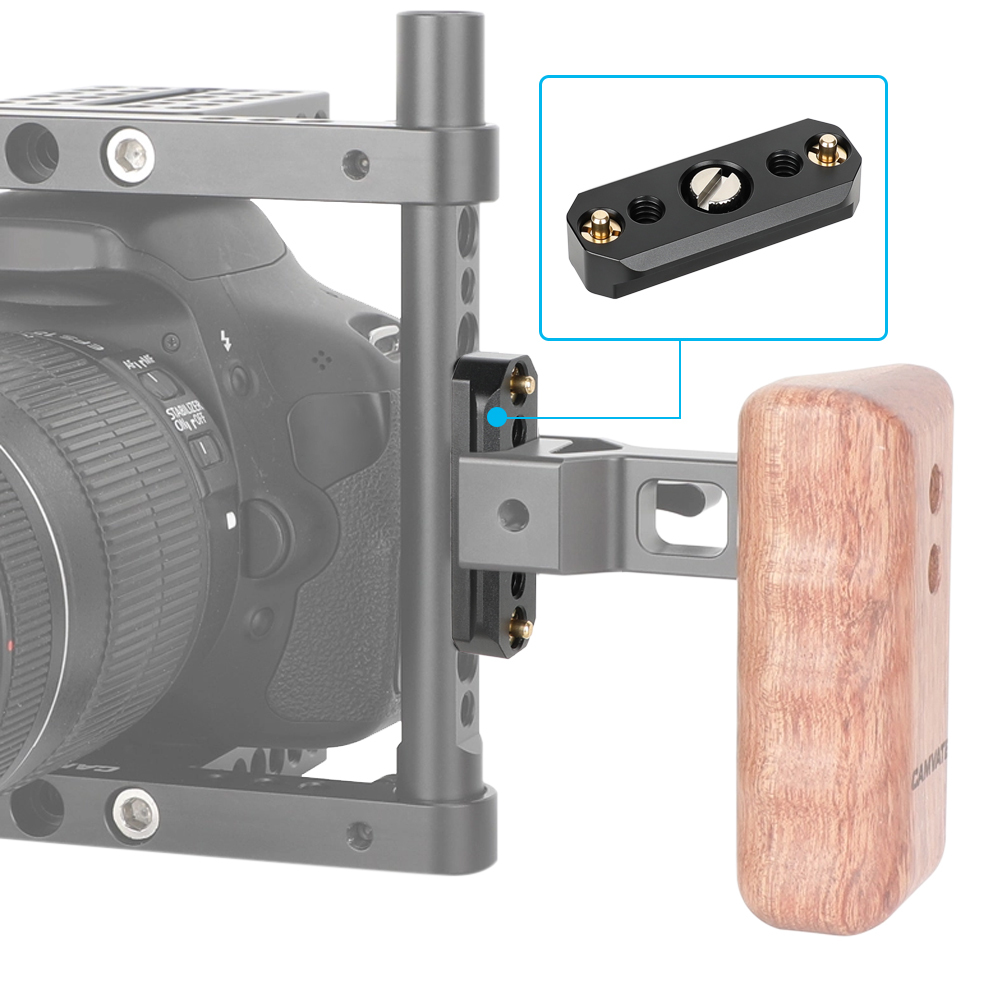 CAMVATE Quick Release NATO Safety Rail with 1/4"-20 Anti-Twist Screw (2")