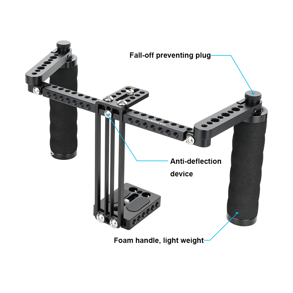 CAMVATE Concise Monitor Cage With Adjustable Sponge Handles