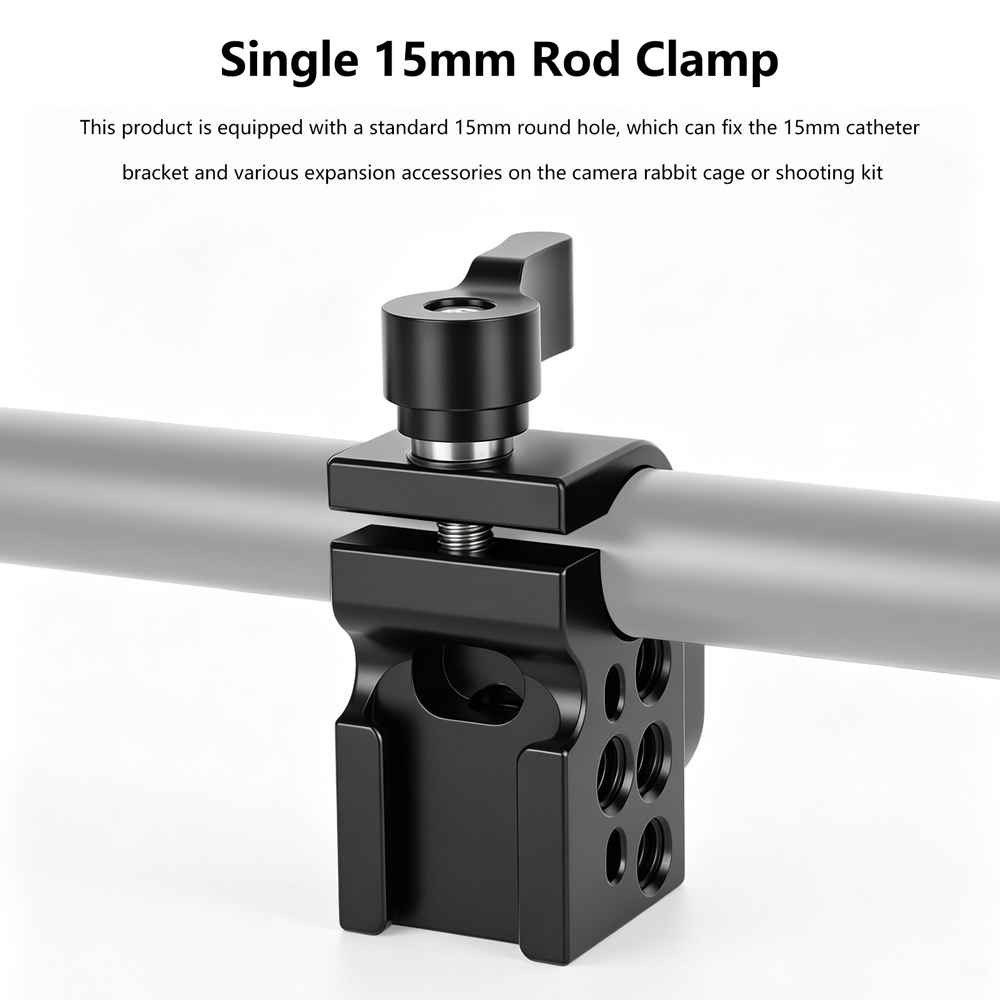 CAMVATE 15mm Single Rod Bracket