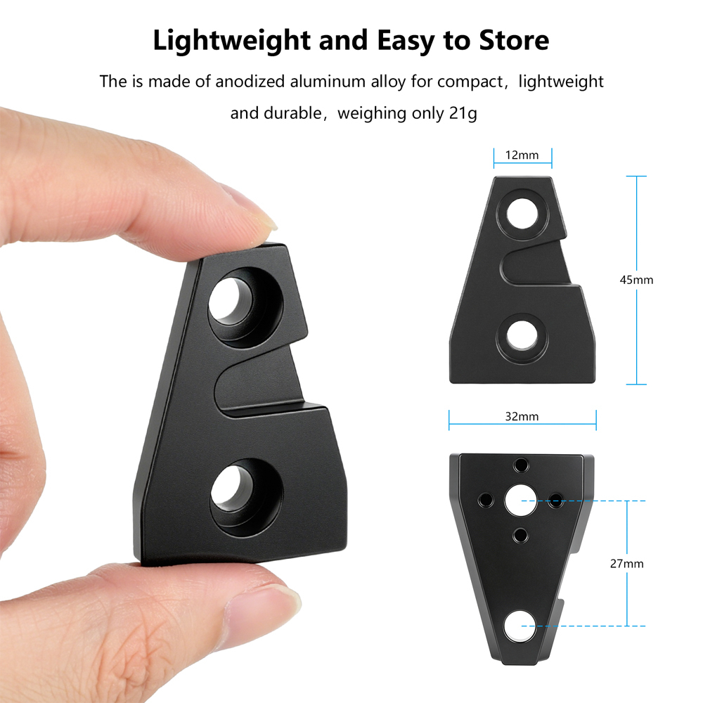 CAMVATE Quick Release V Lock Wedge Plate