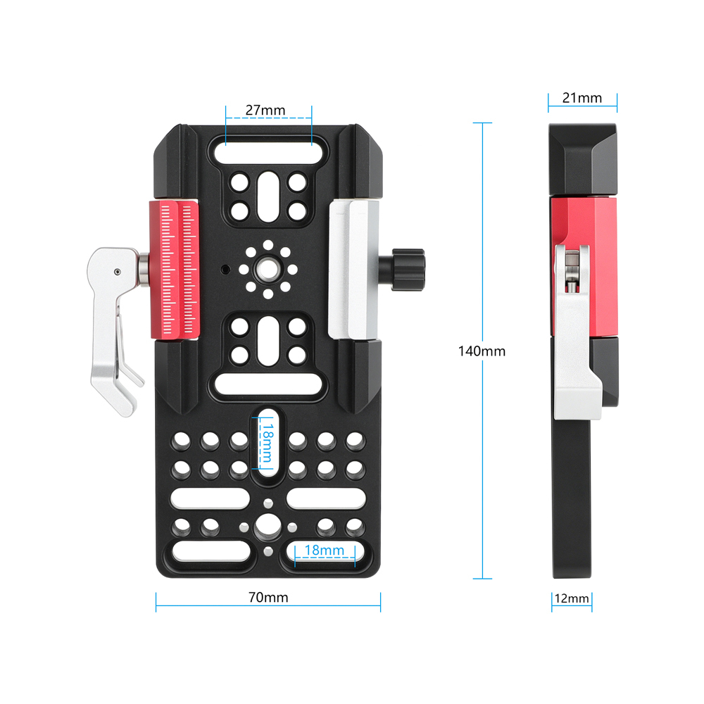 CAMVATE Arca & Manfrotto-Type Compatible Quick Release Clamp