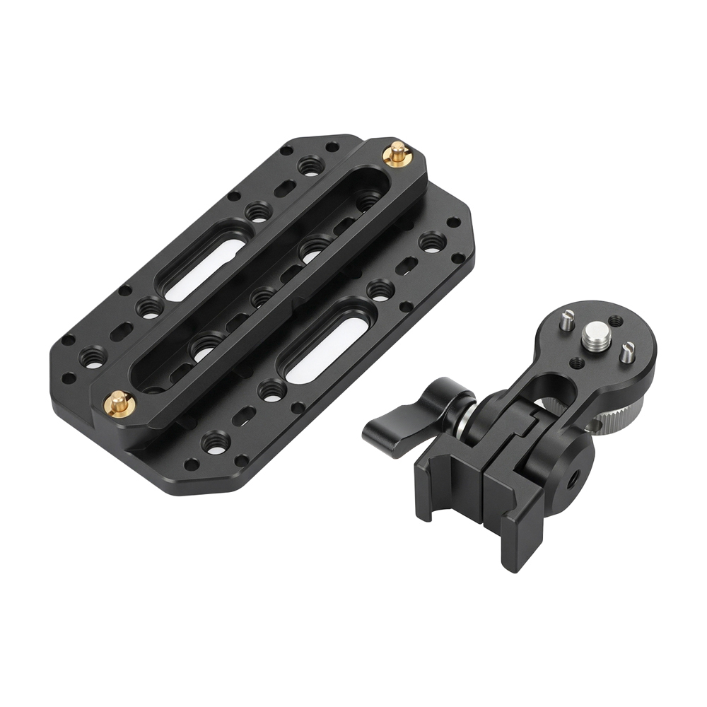 CAMVATE Adjustable Accessory Mounting Plate with Swivel Arm