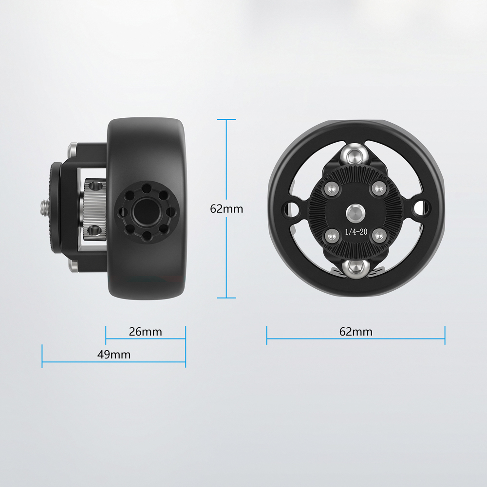 CAMVATE Side Handgrip with ARRI-Compatible Rosette Mount (Round)