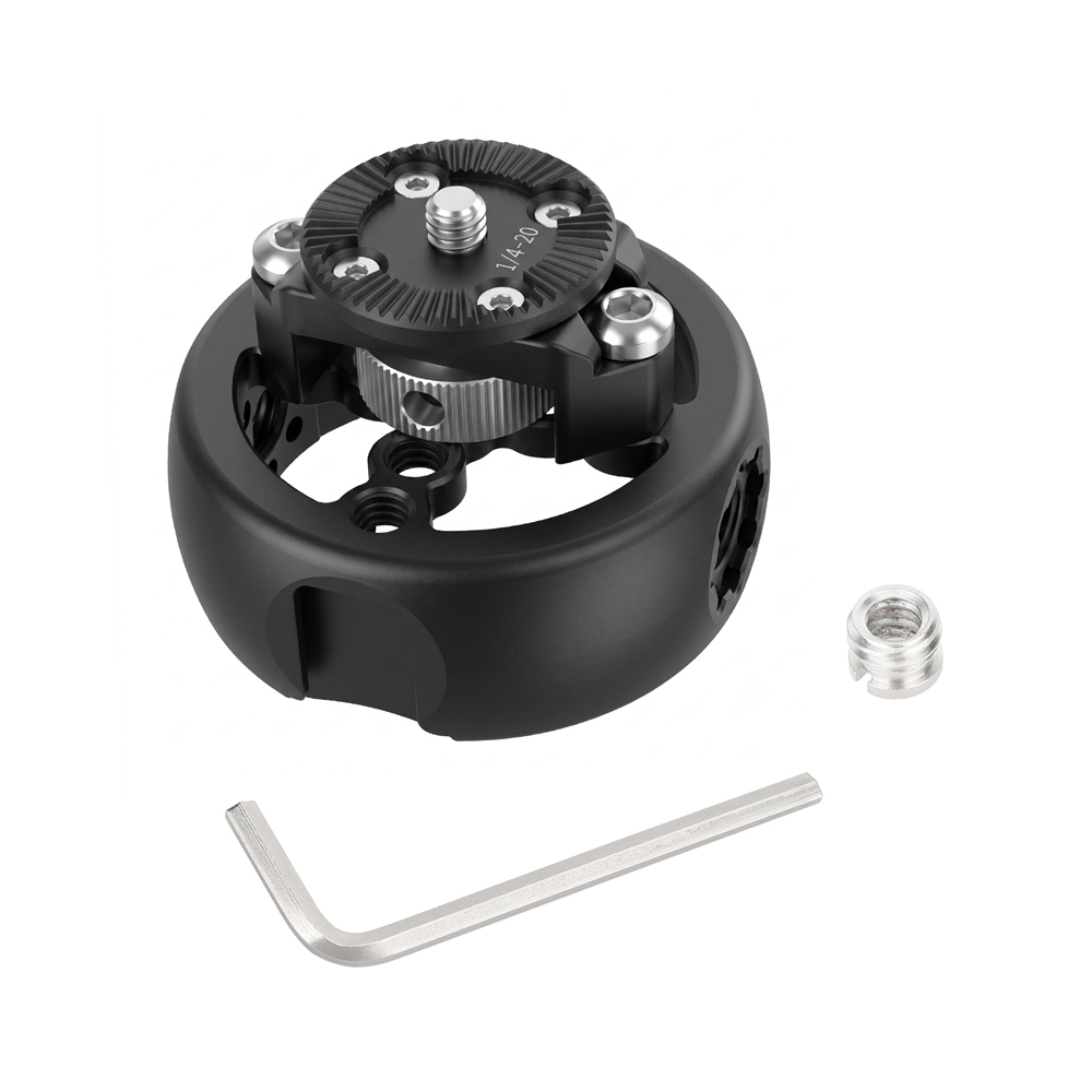 CAMVATE Side Handgrip with ARRI-Compatible Rosette Mount (Round)