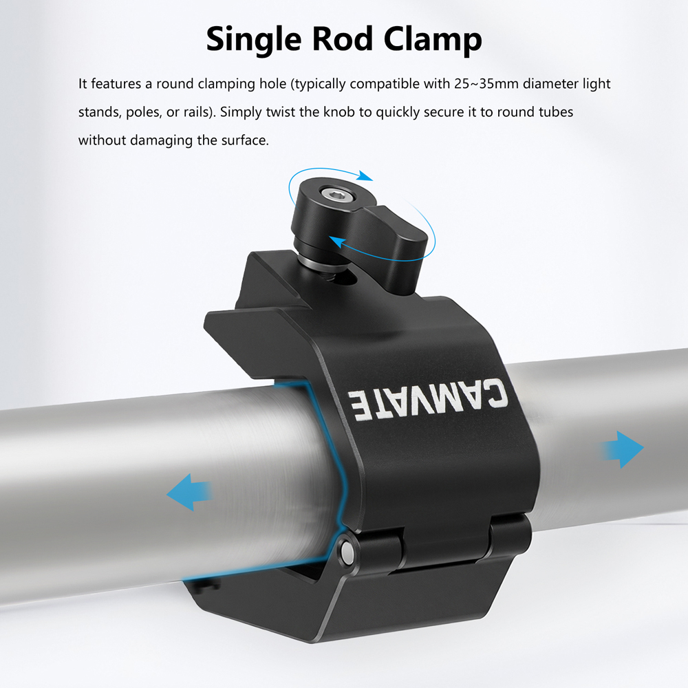 CAMVATE V-Mount Battery Clamp (25 to 35mm Clamping Diameter Range)