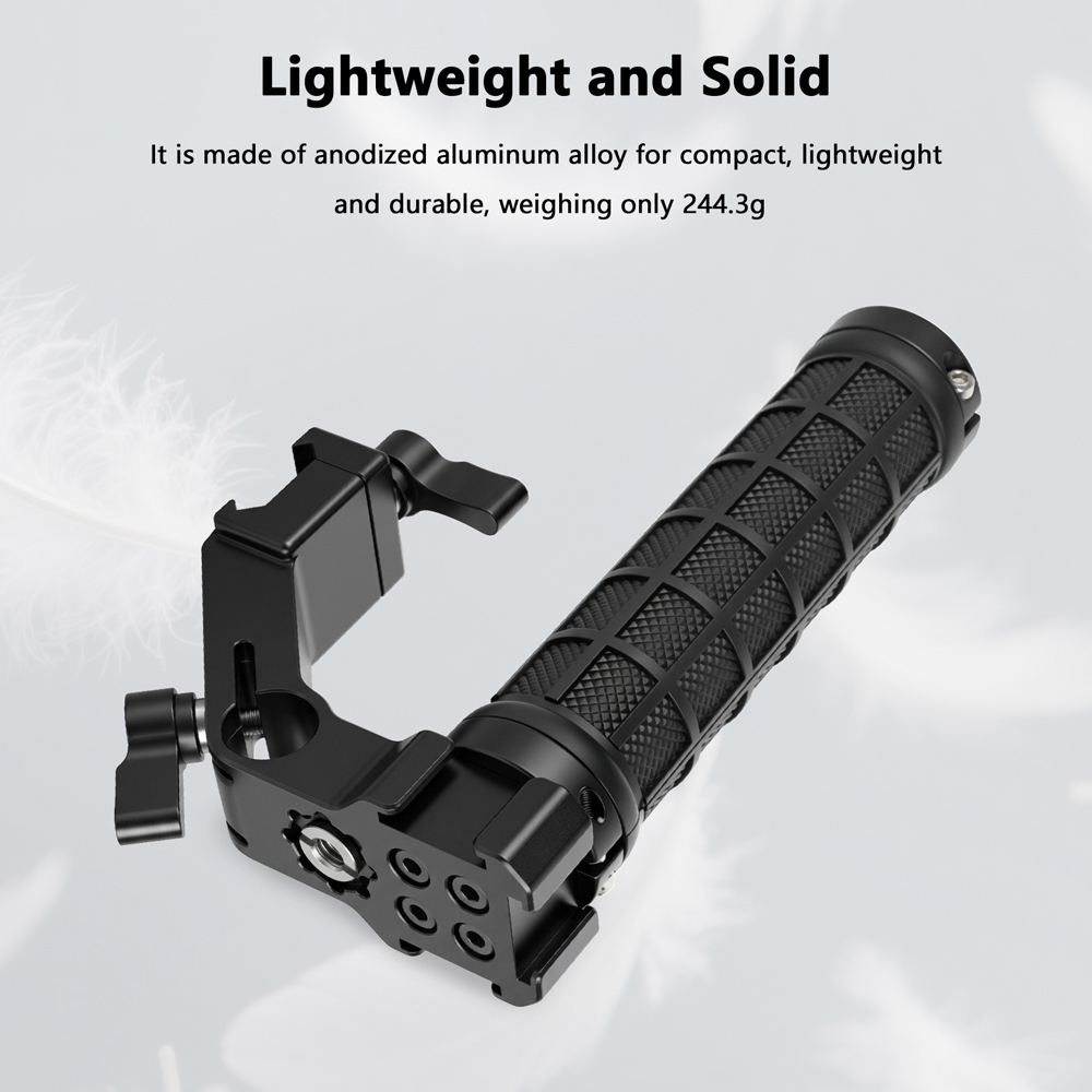 CAMVATE NATO Top Handle with ARRI Pin-Lock  & 15mm Rod Clamp
