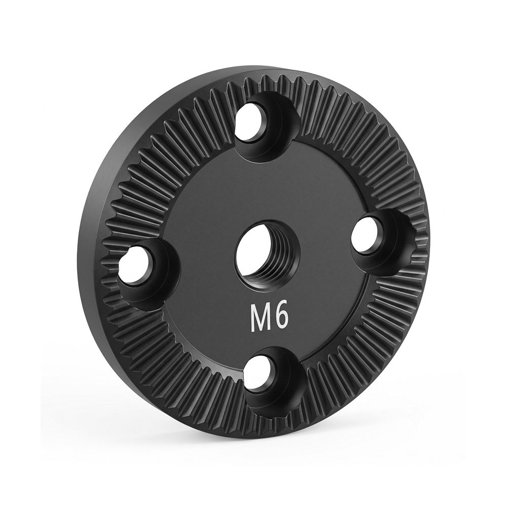 CAMVATE ARRI-Style Rosette with M6 Center Thread (Red)