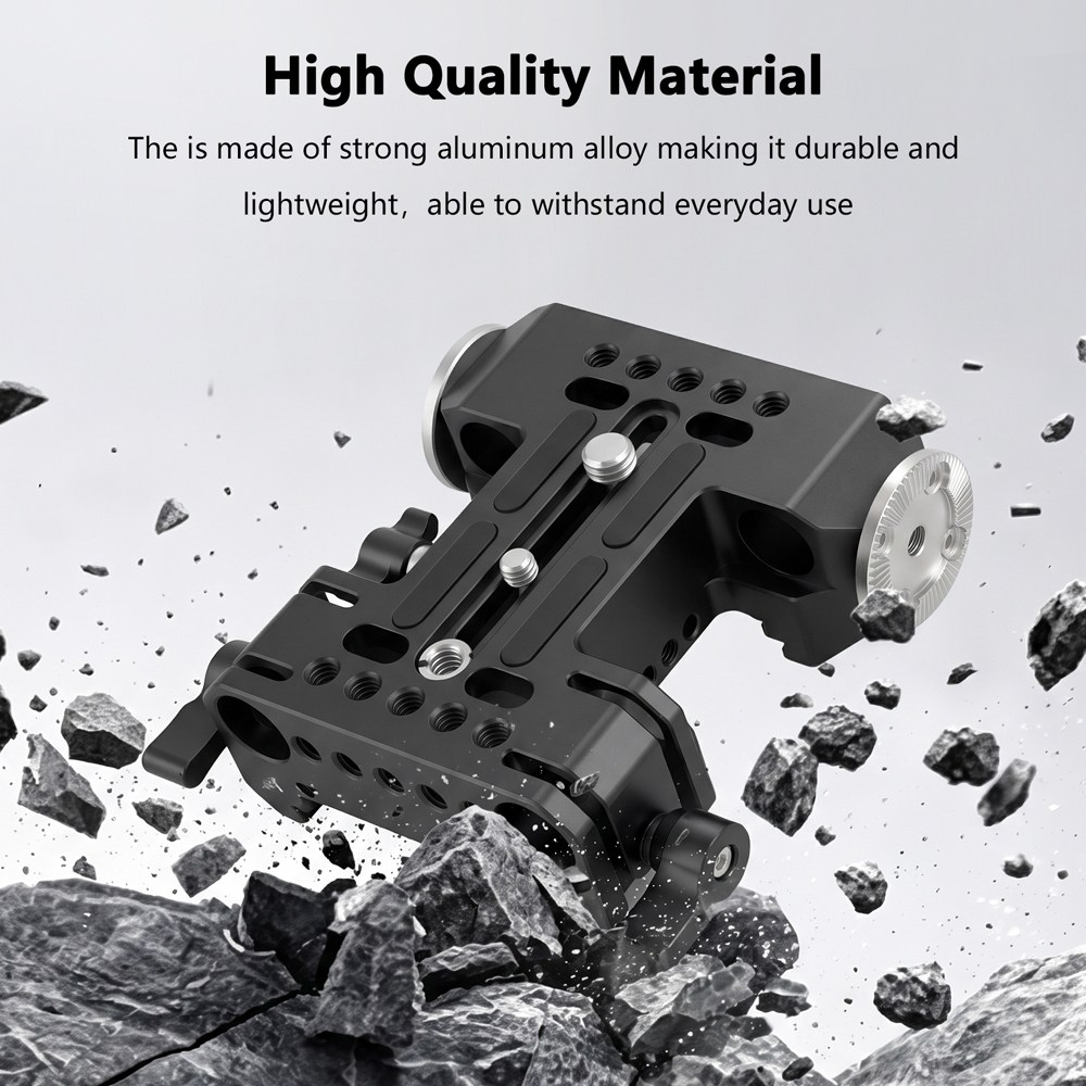 CAMVATE 6" Tilta-Standard Dovetail Plate and 15mm LWS Baseplate