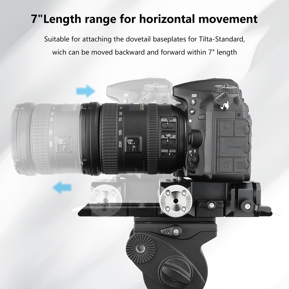 CAMVATE Tilta-Standard Dovetail Plate and 15mm LWS Baseplate