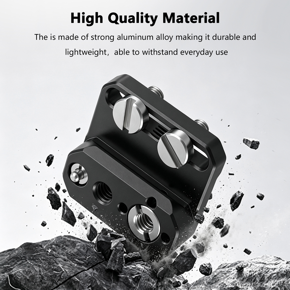 CAMVATE Quick Release NATO Safety Rail with 3/8"-16 ARRI-Style Anti-Twist Screw (3.9")