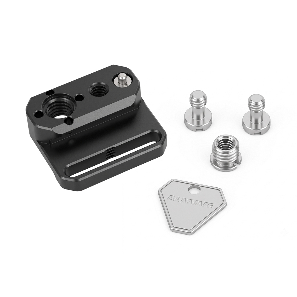 CAMVATE Quick Release NATO Safety Rail with 3/8"-16 ARRI-Style Anti-Twist Screw (3.9")