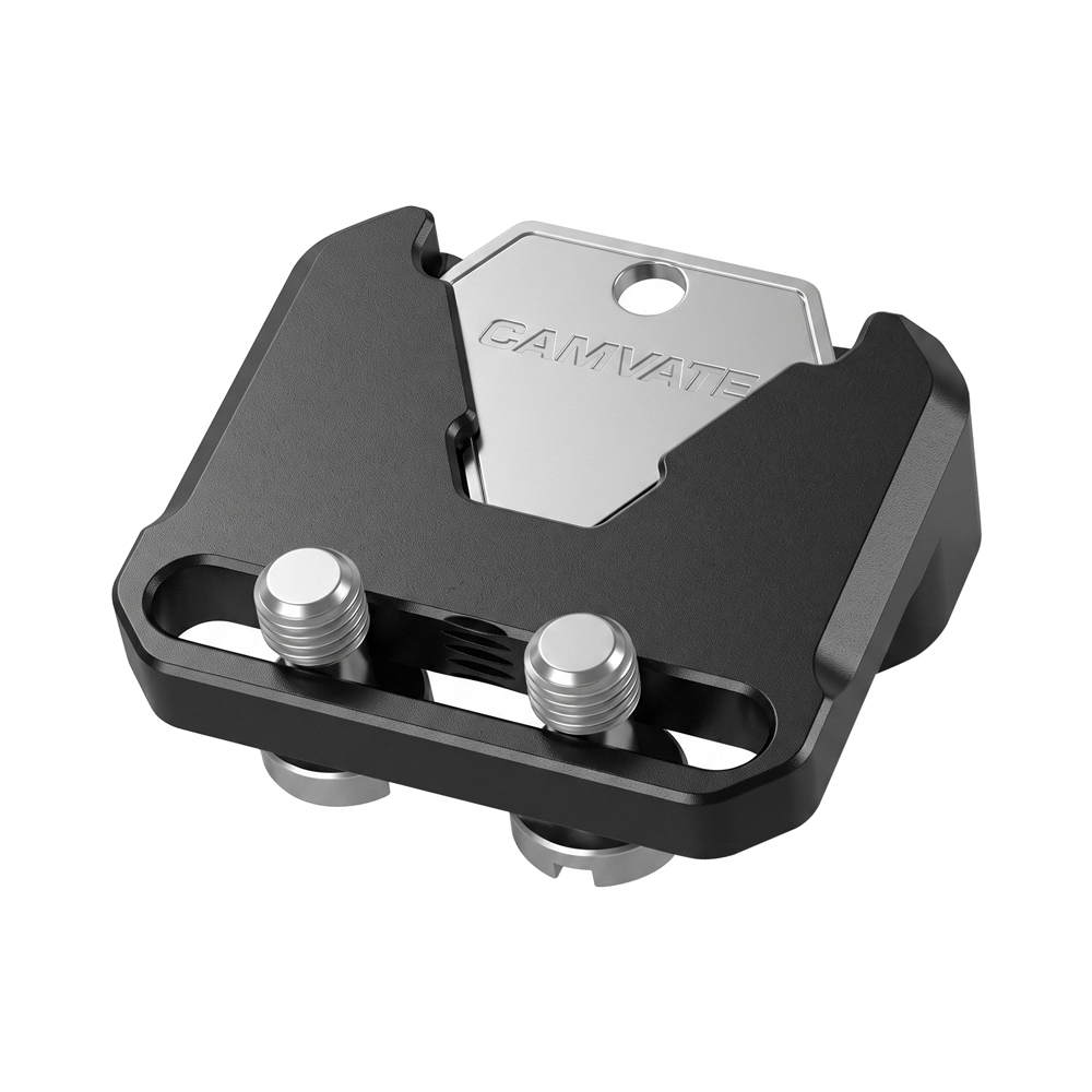 CAMVATE Quick Release NATO Safety Rail with 3/8"-16 ARRI-Style Anti-Twist Screw (3.9")