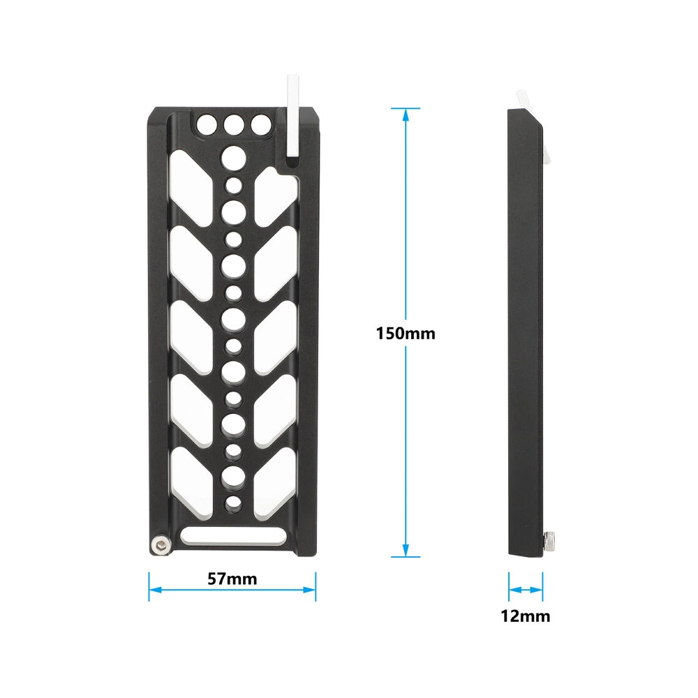 CAMVATE 6" Tilta-Standard Dovetail Plate and 15mm LWS Baseplate