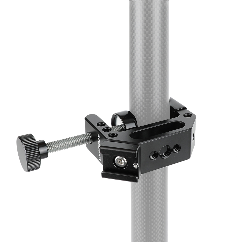 Universal C-Clamp Desktop Mount Holder Stand with Cold Hot Shoe Mount