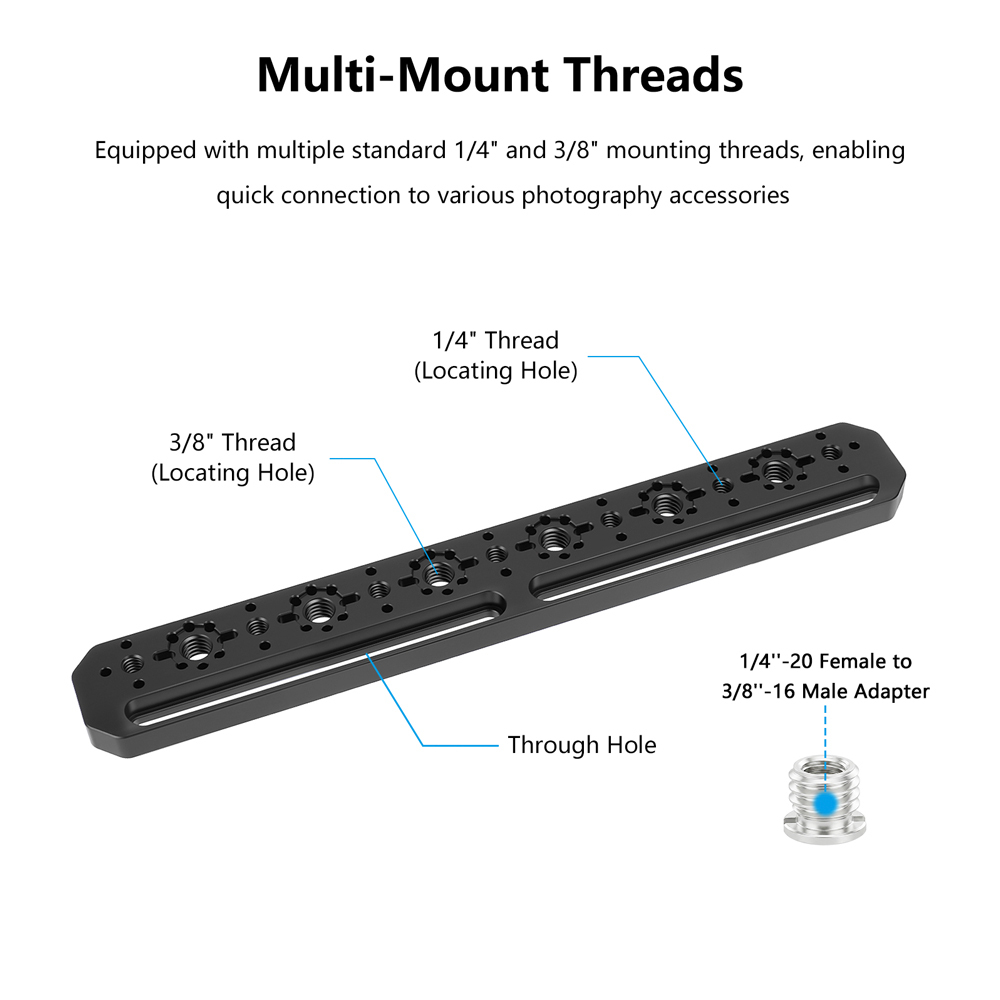 CAMVATE Headrest Mount with Anti-Twist Accessory Threads