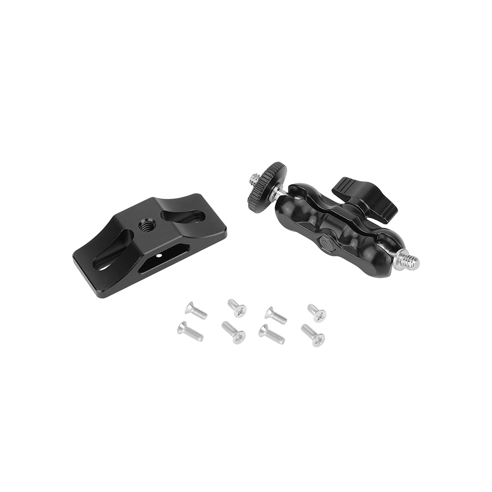 CAMVATE Extension Support With 1/4"-20 Ball Head Support Holder For BlackMagic Micro Signal Converter HDMI To SDI 3G