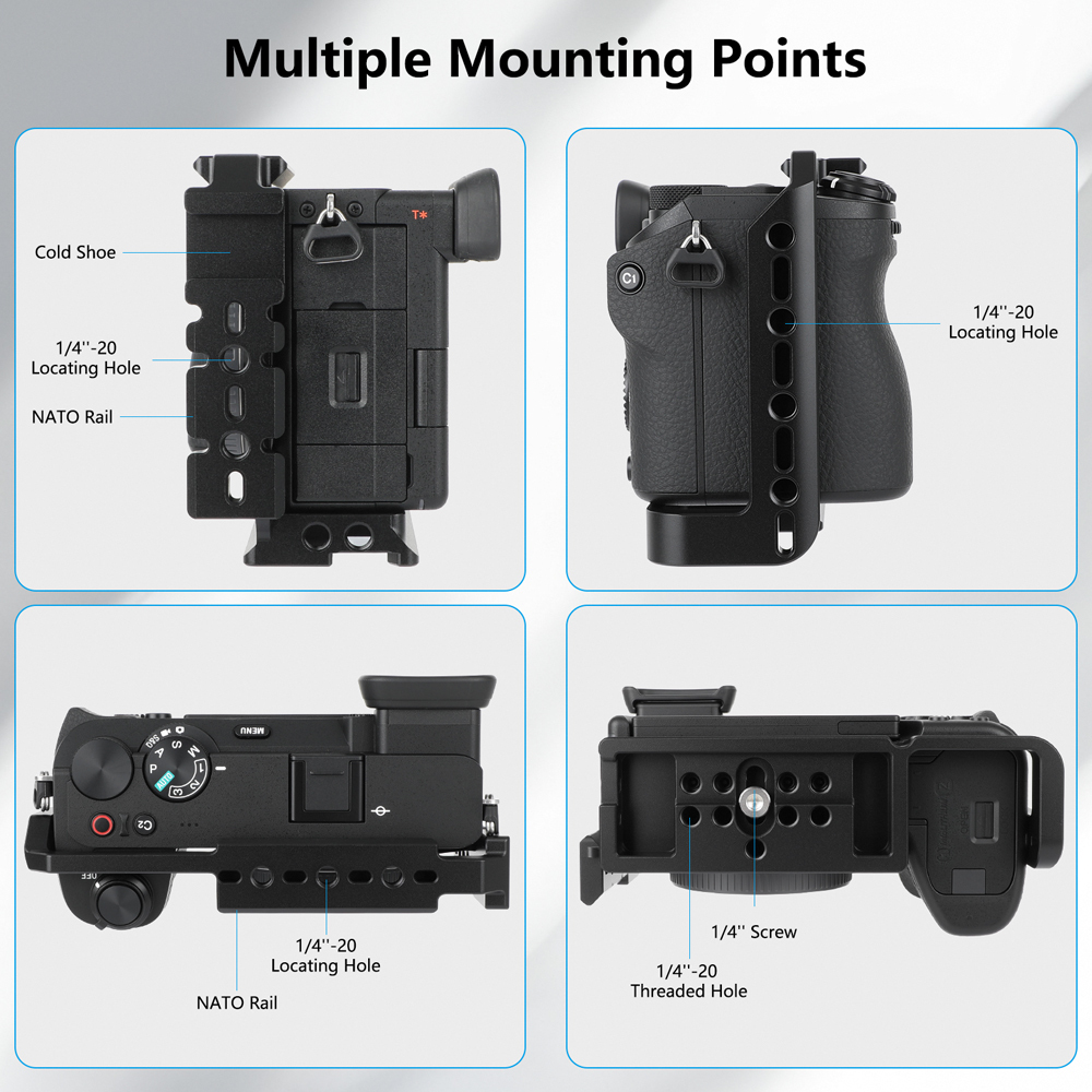 CAMVATE Full Camera Cage for Sony a6700