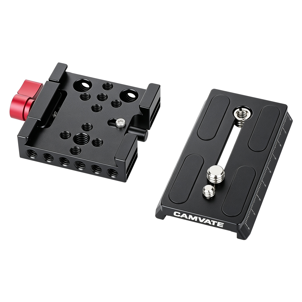 CAMVATE Quick Release Mount Base QR Plate for Manfrotto Standard Accessory