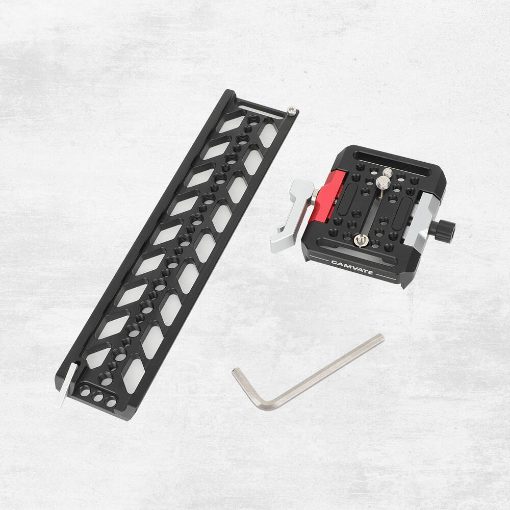 CAMVATE Tilta-Standard 10" Bottom Dovetail and Bridge Plate Set