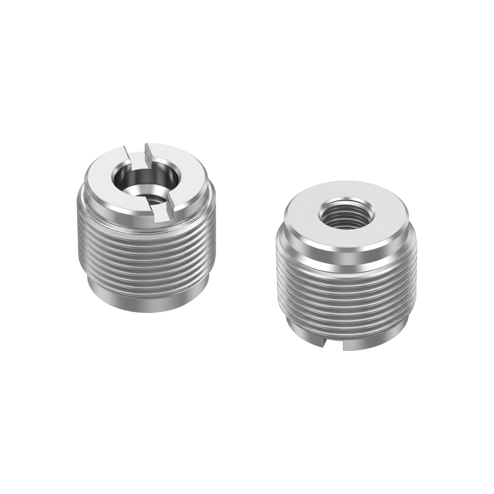CAMVATE 2 Pieces 5/8" Male to 1/4-20 Female Microphone Mount Adapter