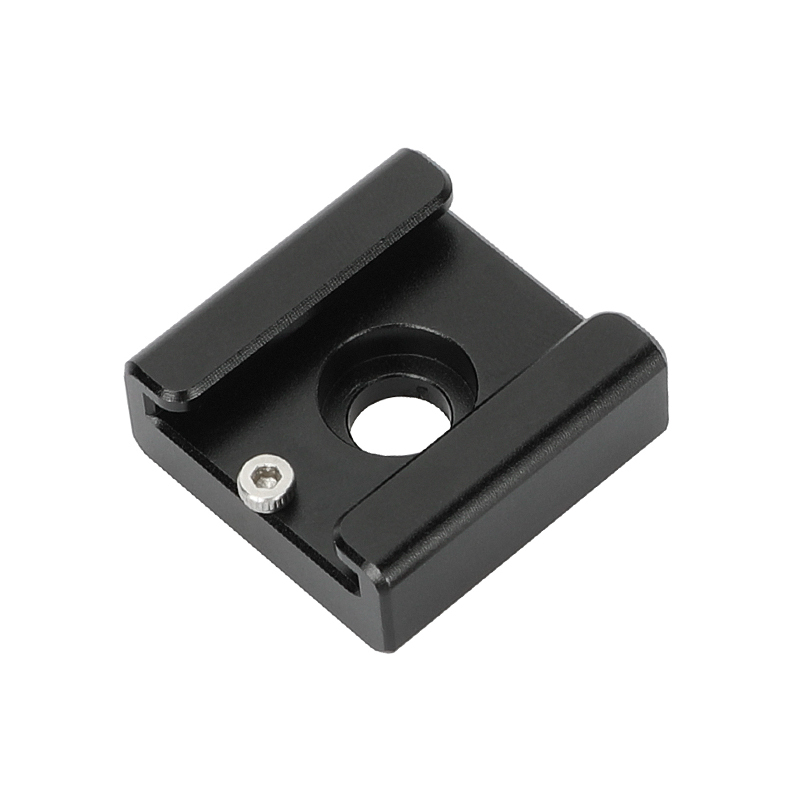 CAMVATE 1/4" Hot Cold Shoe Mount fr Flash Light DSLR Rig Blackmagic Cinema Camera Cage