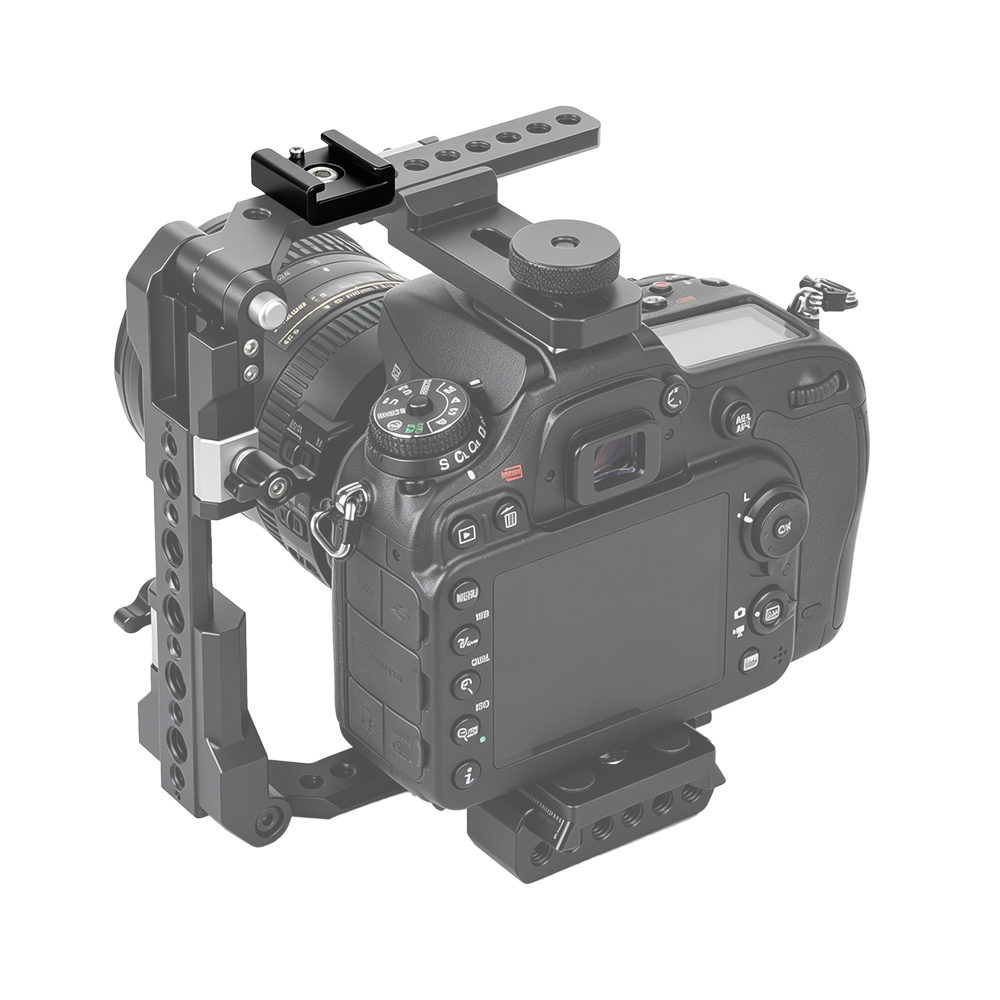 CAMVATE 2x1/4" Hot Cold Shoe Mount for Blackmagic DSLR Rig Video Light Cinema Camera Cage