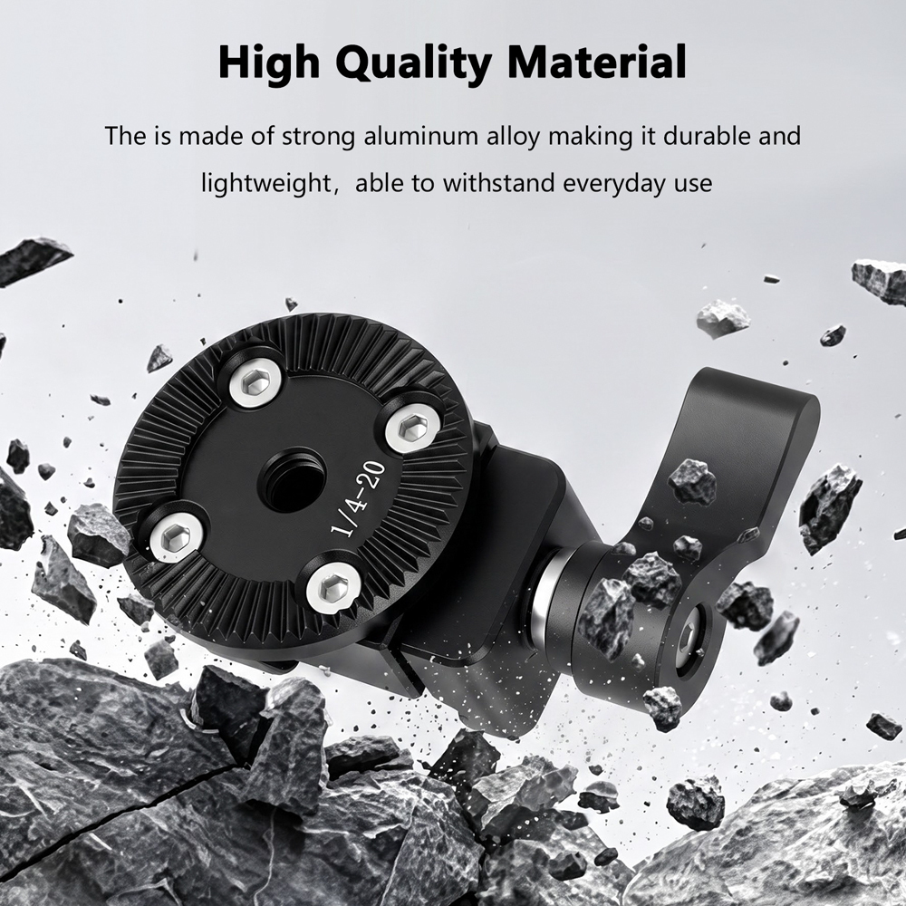 CAMVATE Quick Release NATO Clamp With ARRI Rosette M6 Thread Mount